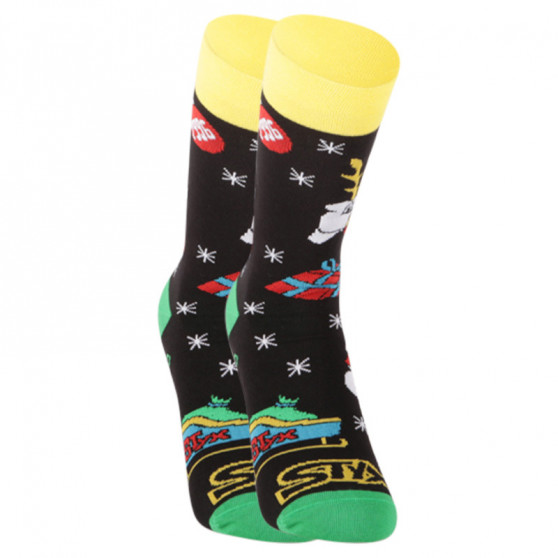 Veselé ponožky Styx vysoké vianoce (H1258)