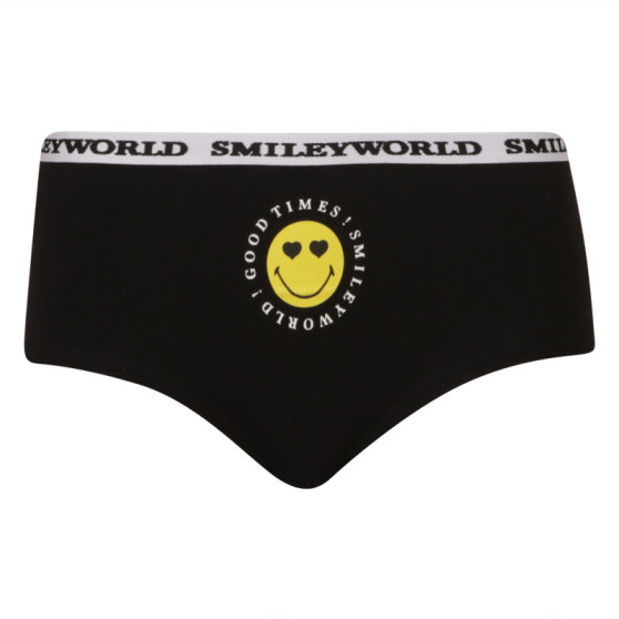 Dievčenské nohavičky E plus M Smiley čierné (SM-146-B)