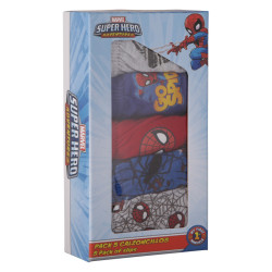 5PACK chlapčenské slipy Cerdá Spiderman viacfarebné (2200007408)