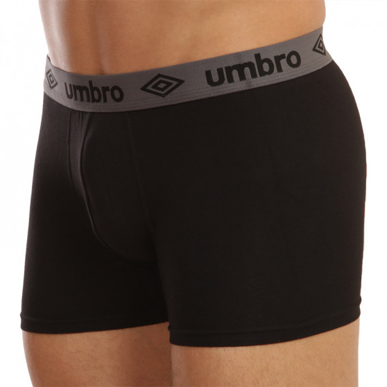 2PACK pánske boxerky Umbro čierne (UMUM0345 C)