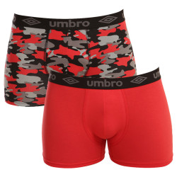 2PACK pánske boxerky Umbro červené (UMUM0345 D)