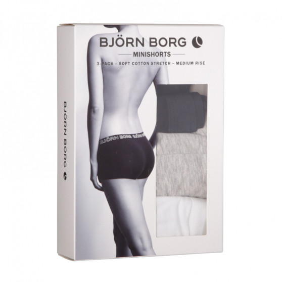 3PACK dámske nohavičky Bjorn Borg viacfarebné (10000727-MP002)