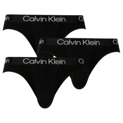3PACK pánske slipy Calvin Klein čierne (NB2969A-7VI)