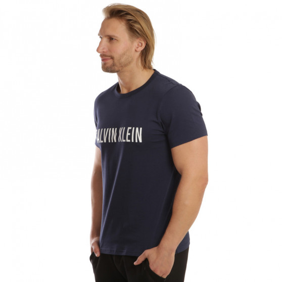 Pánske tričko Calvin Klein tmavo modré (NM1959E-8SB)
