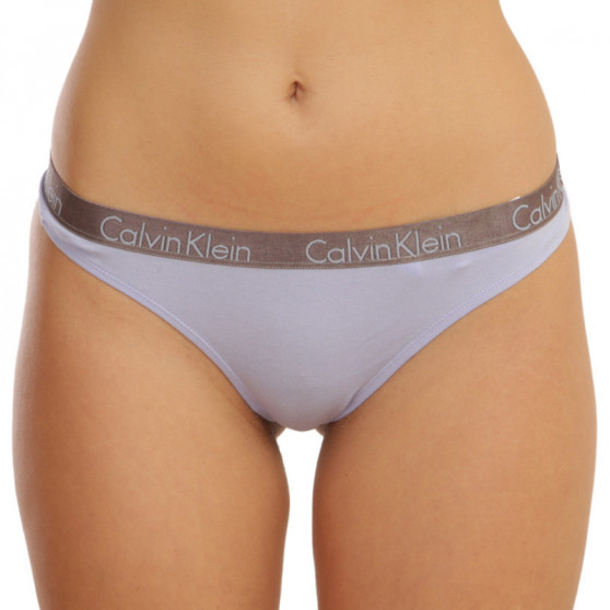 3PACK dámska tangá Calvin Klein viacfarebná (QD3560E-W4Y)