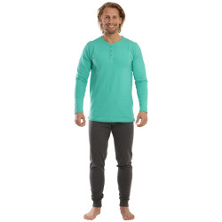 Pánske pyžamo Gino zelené (79115)