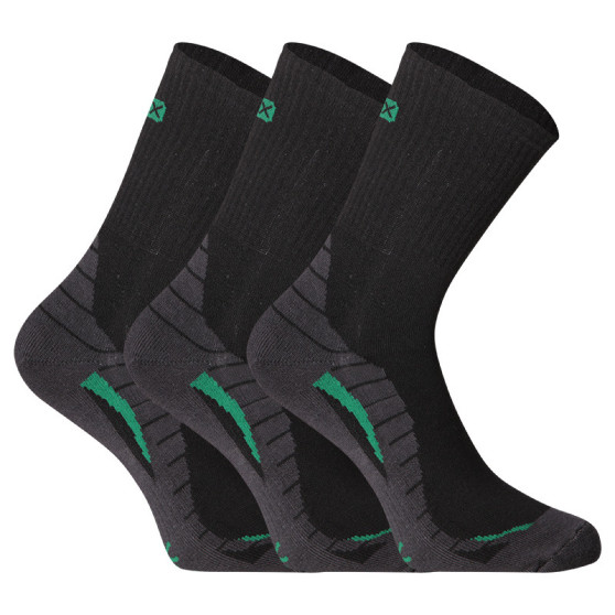 3PACK ponožky VoXX čierne (Trim)