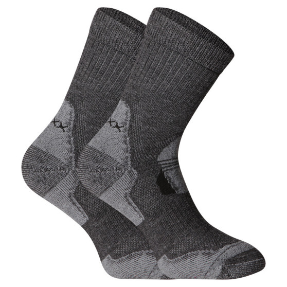 Ponožky VoXX merino tmavo sivé (Stabil)