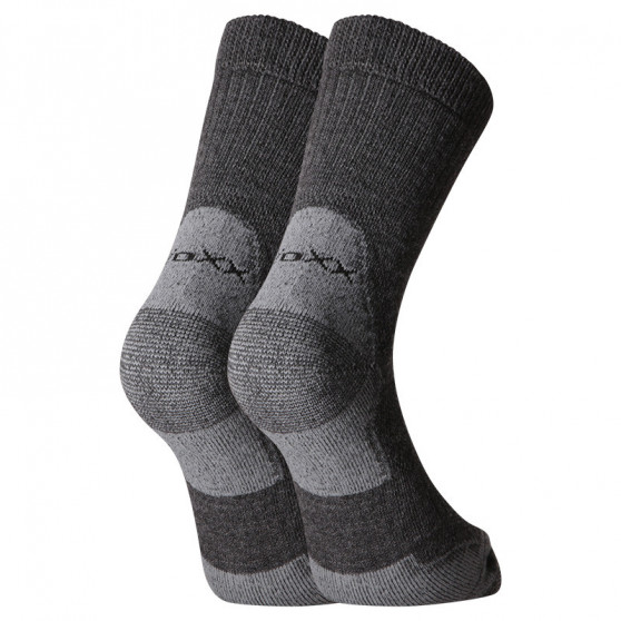 Ponožky VoXX merino tmavo sivé (Stabil)