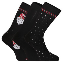 3PACK ponožky Cornette čierne (A47)