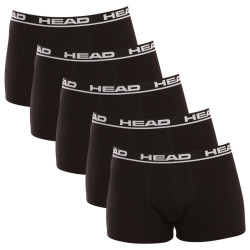 5PACK pánske boxerky HEAD čierne (701203974 010)