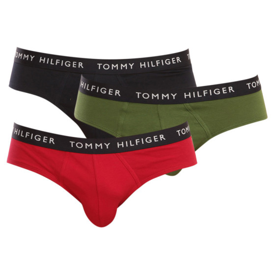 3PACK pánske slipy Tommy Hilfiger viacfarebné (UM0UM02206 0XI)
