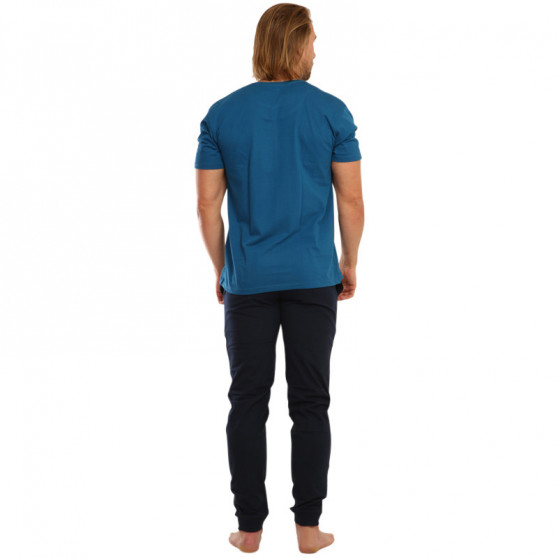 Pánske pyžamo Cornette Runner 2 modré (462/182)