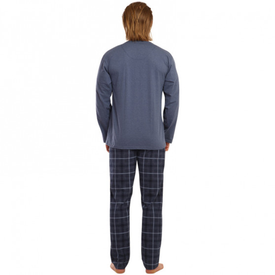 Pánske pyžamo Cornette Patrick modré (458/190)