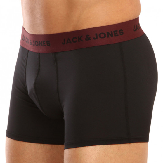 3PACK pánske boxerky Jack and Jones viacfarebné (12194284 - black)