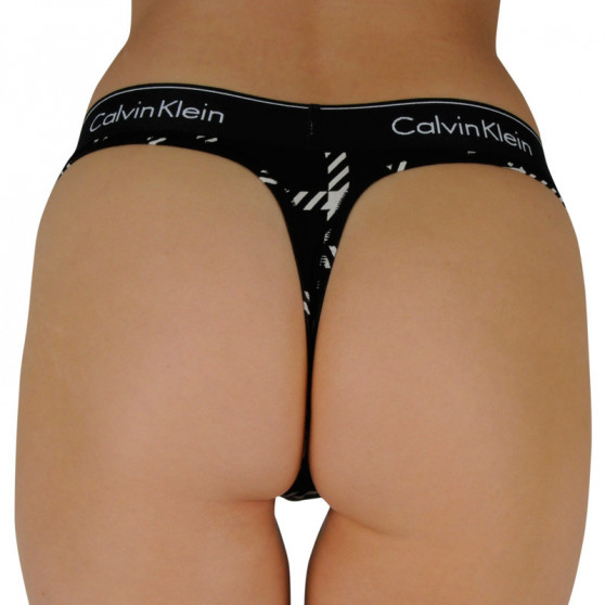 Dámske tangá Calvin Klein čierna (QF6861E-VG8)