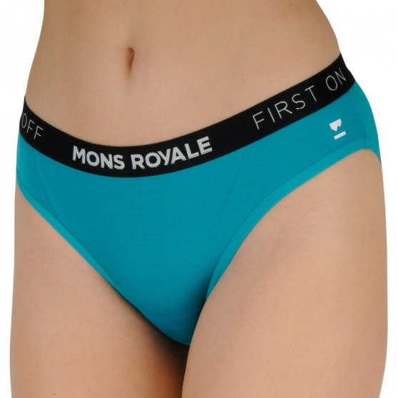 Dámske nohavičky Mons Royale merino modré (100044-1169-284)