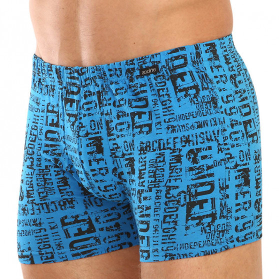 Pánske boxerky Andrie modré (PS 5584 C)