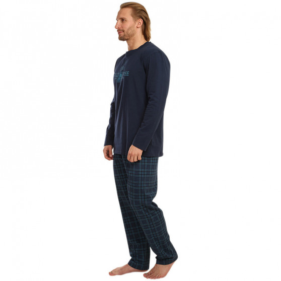Pánske pyžamo Gino tmavo modré (79121)