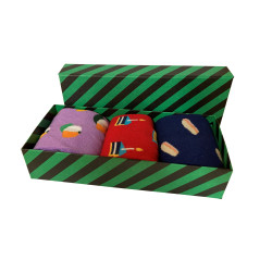 3PACK veselé ponožky Dots Socks v darčekovom balení ( (DTS-4435061))