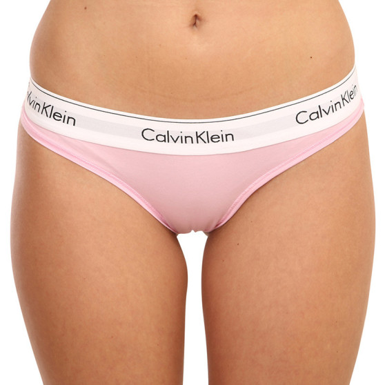 Dámske tangá Calvin Klein ružová (F3786E-TOE)