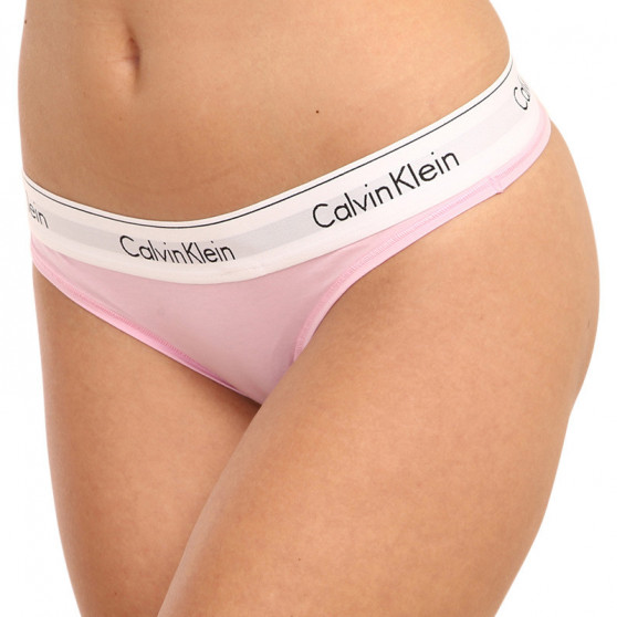 Dámske tangá Calvin Klein ružová (F3786E-TOE)