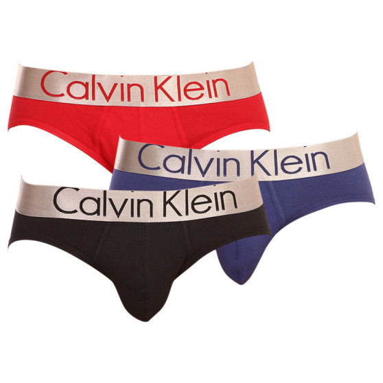 murderer Intrusion Pay tribute 3PACK pánske slipy Calvin Klein viacfarebné (NB2452A-W2G)
