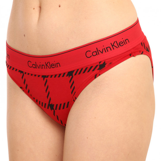 Dámske nohavičky Calvin Klein červené (QF6862E-VGM)