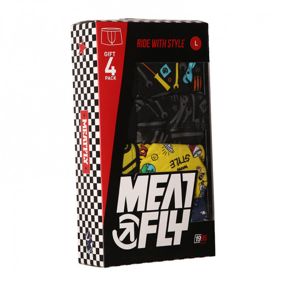 4PACK pánske boxerky Meatfly Gift pack (Balboa - Tools/Jamm)
