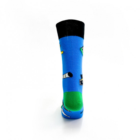 3PACK veselé ponožky Styx vysoké viacfarebné (H12505951)
