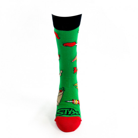 3PACK veselé ponožky Styx vysoké viacfarebné (H10575353)
