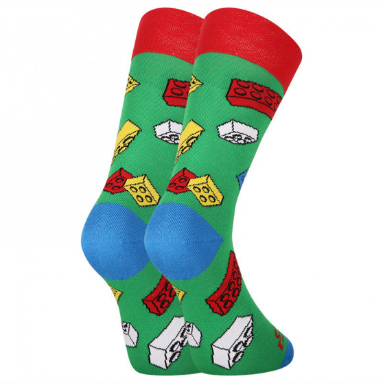 3PACK veselé ponožky Styx vysoké viacfarebné (H12515657)