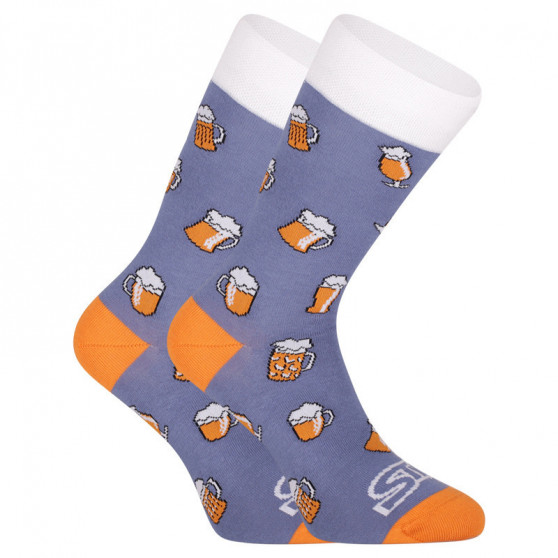 3PACK veselé ponožky Styx vysoké v darčekovom balení (H12555657)