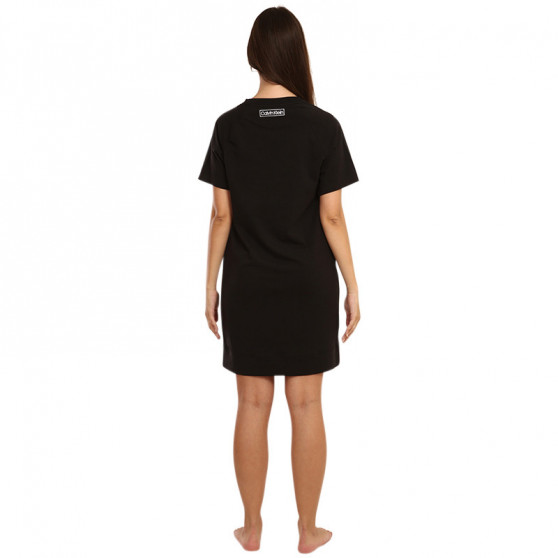 Dámska nočná košeľa Calvin Klein čierna (QS6800E-UB1)