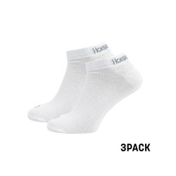 3PACK ponožky Horsefeathers rapid premium bielé (AA1078D)