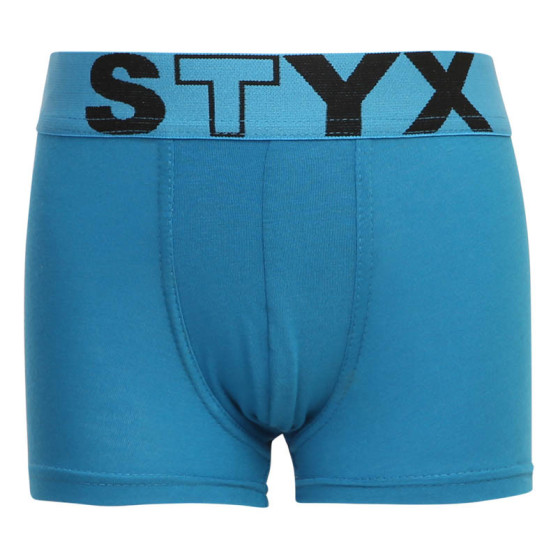 Detské boxerky Styx športová guma svetlo modré (GJ969)