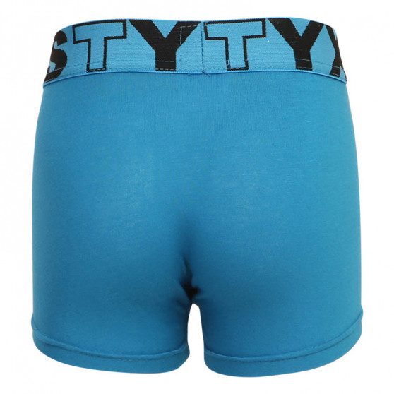 Detské boxerky Styx športová guma svetlo modré (GJ969)