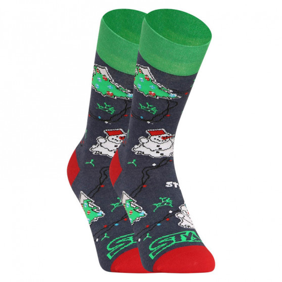 Veselé ponožky Styx vysoké vianoce (H1450)