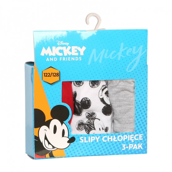3PACK chlapčenské slipy E plus M Mickey viacfarebné (MCK-A)