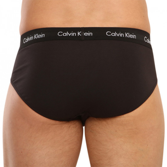 3PACK pánske slipy Calvin Klein čierne (U2661G-1UV)