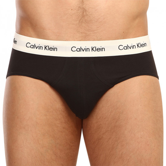 3PACK pánske slipy Calvin Klein čierne (U2661G-1UV)