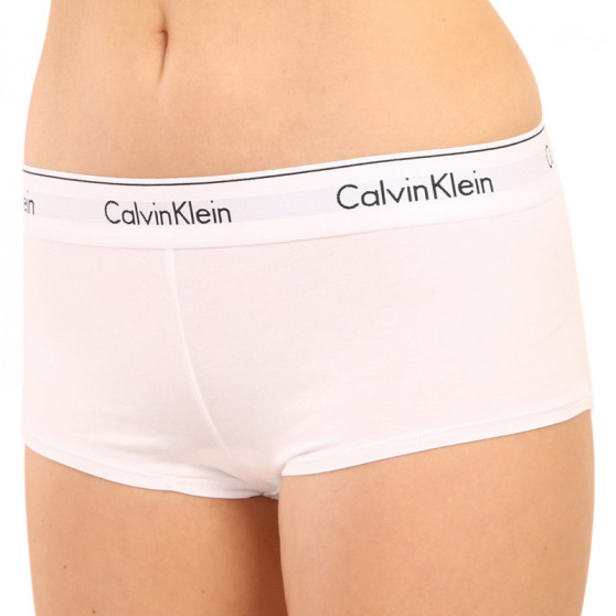 Dámske nohavičky Calvin Klein boyshort biele (F3788E-100)