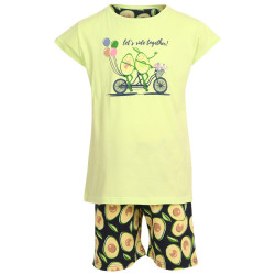 Dievčenské pyžamo Cornette avocado (787/77) 