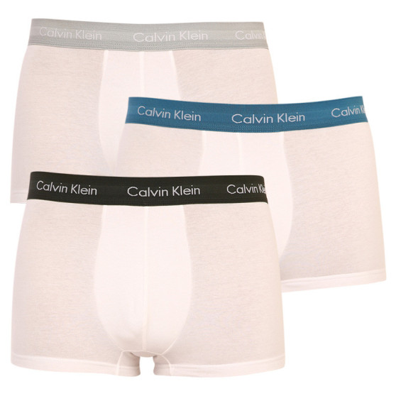 3PACK pánske boxerky Calvin Klein biele (U2664G-1TS)