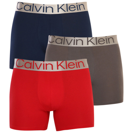 3PACK pánske boxerky Calvin Klein viacfarebné (NB3131A-109)