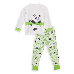 Veselé detské pyžamo Dedoles Panda a bambus (D-K-SW-KP-C-C-1443)