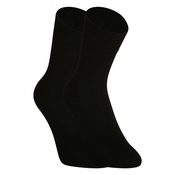 Ponožky Gino bambusové bezšvové čierne (82003)