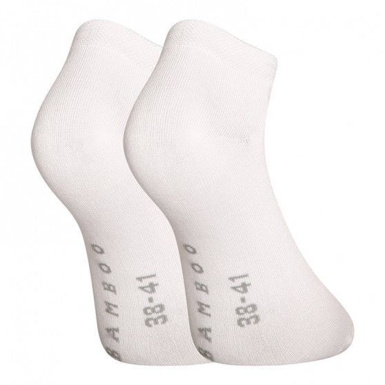 Ponožky Gino bambusové biele (82005)
