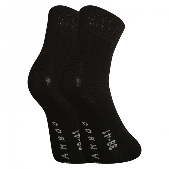 Ponožky Gino bambusové čierne (82004)