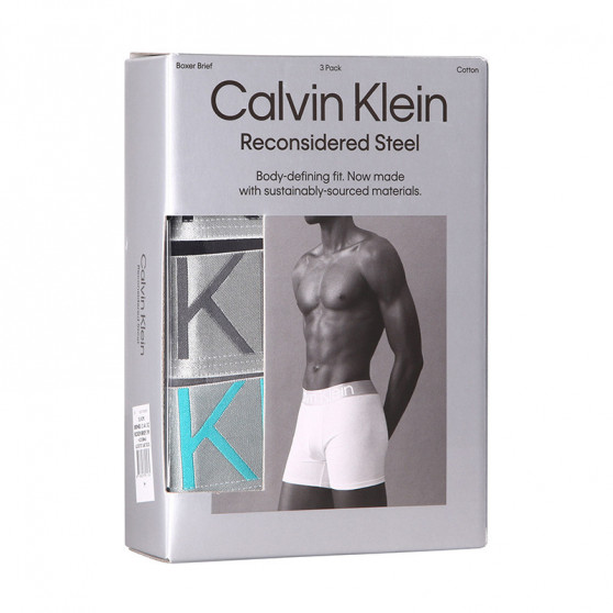 3PACK pánske boxerky Calvin Klein viacfarebné (NB3131A-13C)